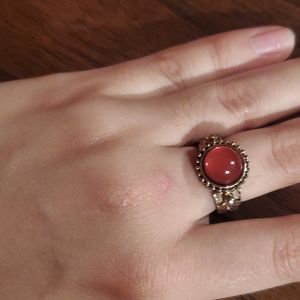 Red & gold ring